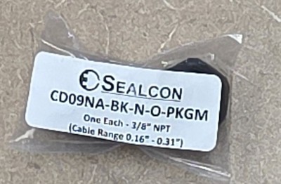 Sealcon CD09NA-BK-N-O-PKGM 3/8'' NPT