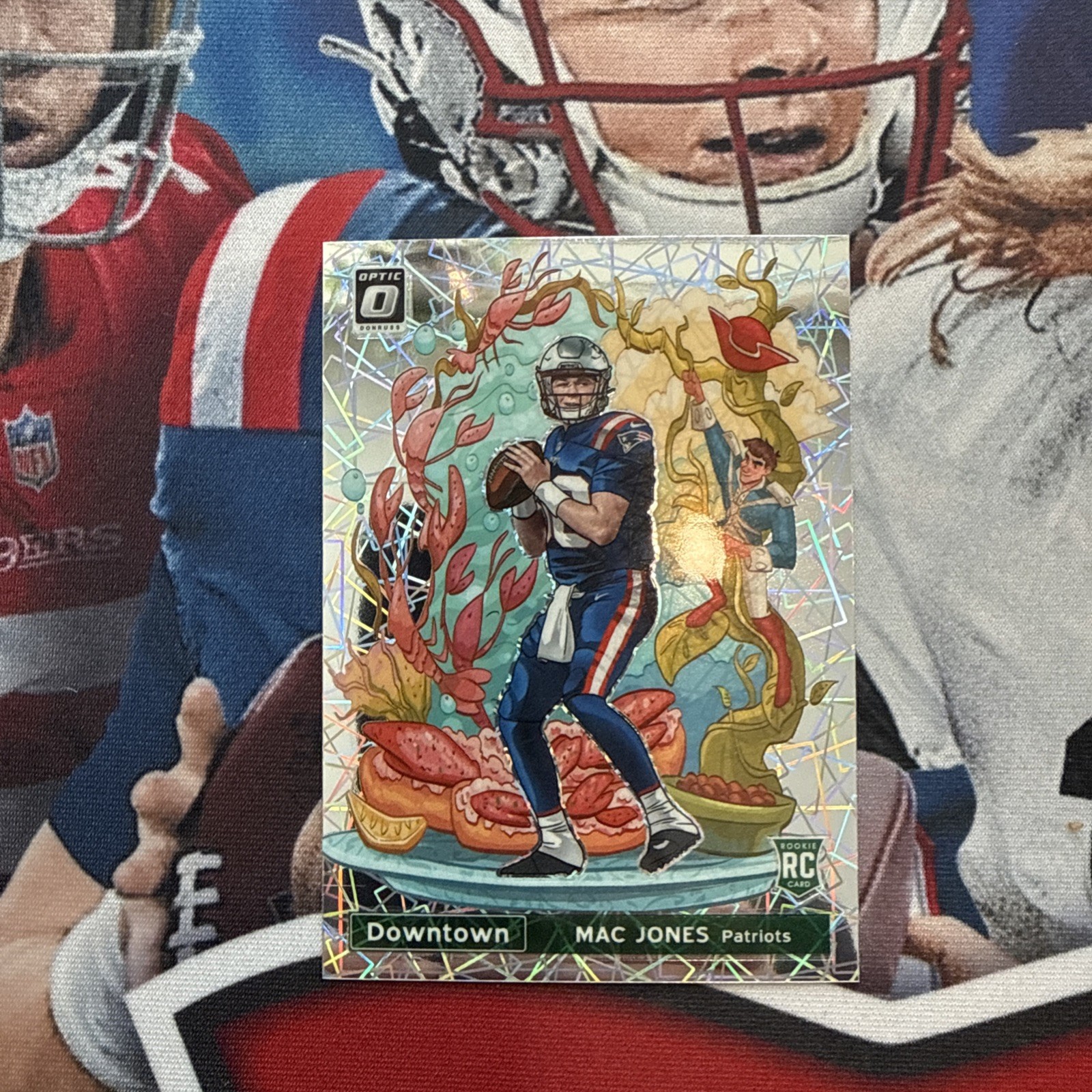 2021 Panini Donruss Optic Downtown #DT40 Mac Jones RC Rookie SSP Rare