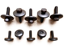 FIT SKODA ENGINE UNDER COVER TRAY TAPPER SPLASH GUARD TORX SCREW WASHER CLIPS