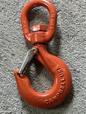 campbell 3952215pl #2 Hook, 1 Ton Cap, Alloy Steel Swivel Hoist Hook 5-5/8" usa