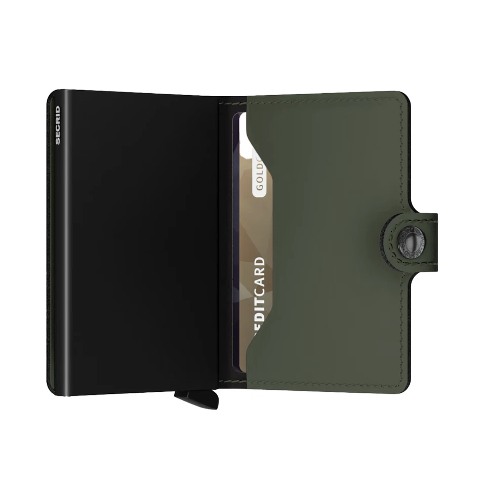 Secrid Miniwallet Matte Green MM-Green-Black - Image 3 of 4