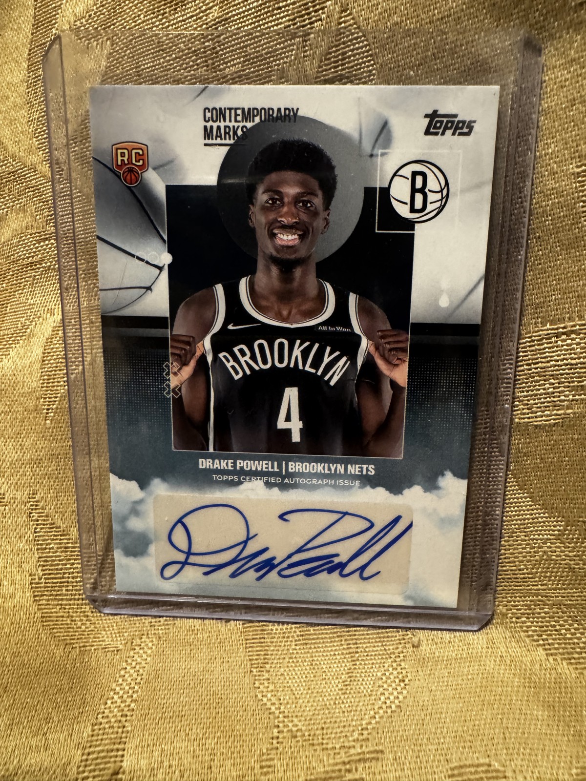 2025-26 Topps - Contemporary Marks Drake Powell #CM-DP (AU, RC)