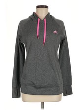 Adidas Women Gray Pullover Hoodie M