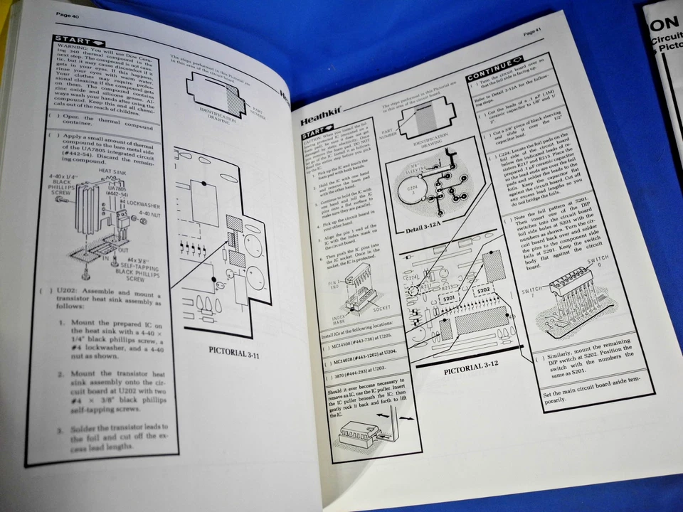 Manual Original para Heathkit GC-1000 Reloj Más Preciso ZENITH e Ilustración Foto 4 de 4
