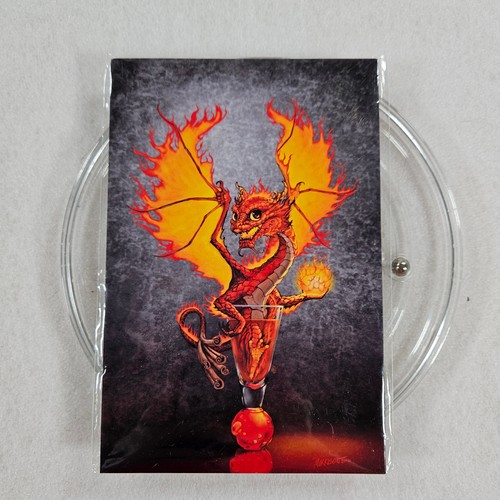 Stanley Morrison Art of Drinks Dragons Fantasy Fire Dragon Print Cards Sealed