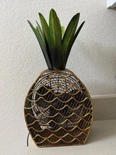 Deco BREEZE Decorative Pineapple Table Fan Desk 2 Speed Electric Tropical Decor