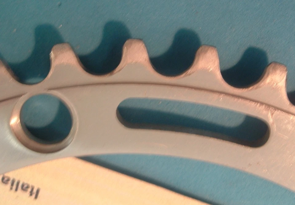 Plato de carretera Campagnolo raro Nuovo Record 41Tx144BCD - 5 a 9 velocidades - En muy buena condición más Foto 3 de 4