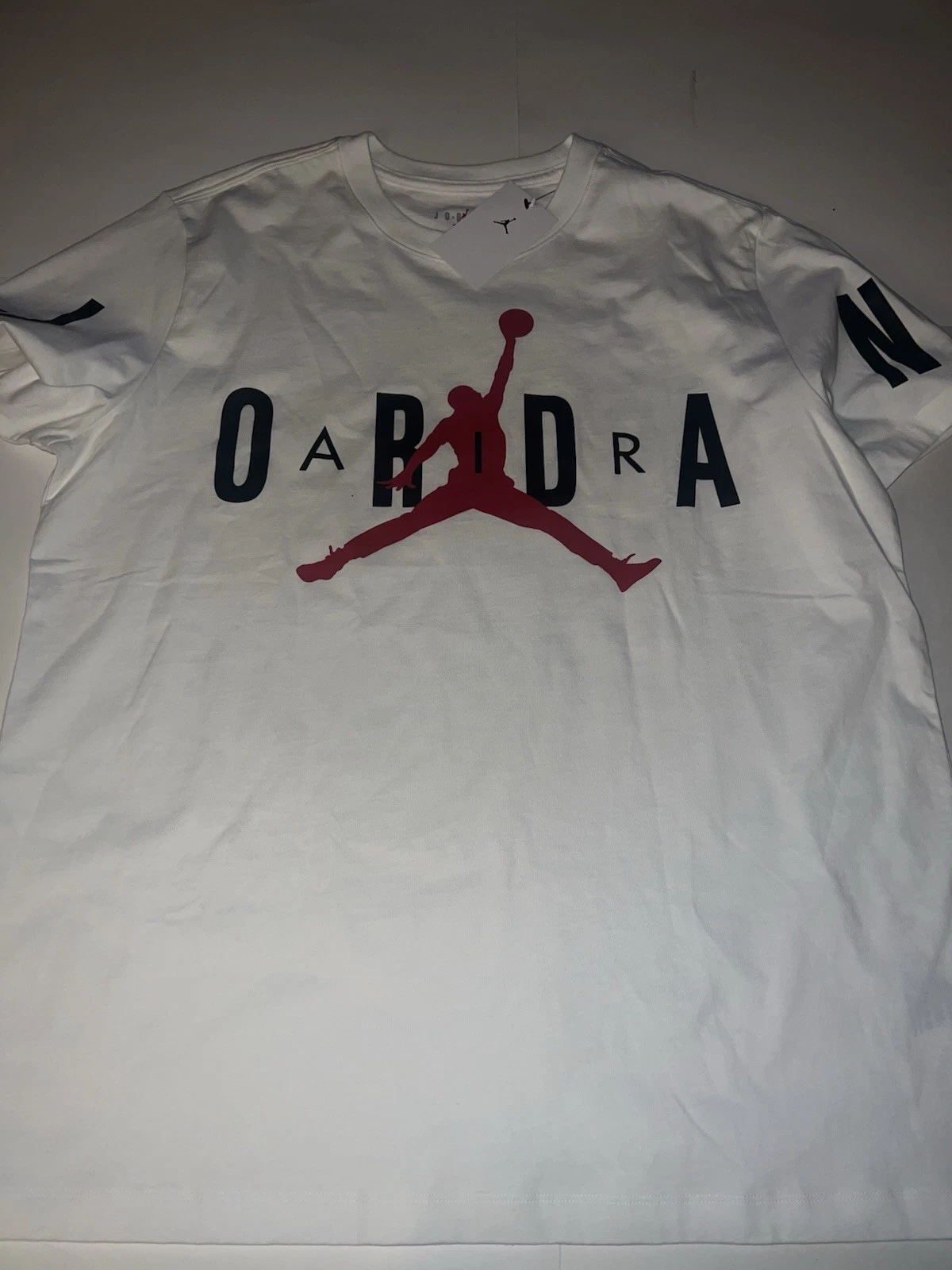 Air Jordan Men's Stretch White T-Shirt Sz M-XXL $40 DV1445-100 NEW