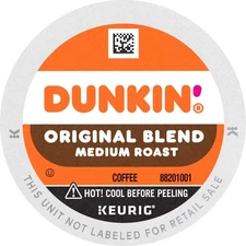 Dunkin' Donuts, Dunkin Donuts Coffee Medium Roast Original Blend K-Cup Pods, ...