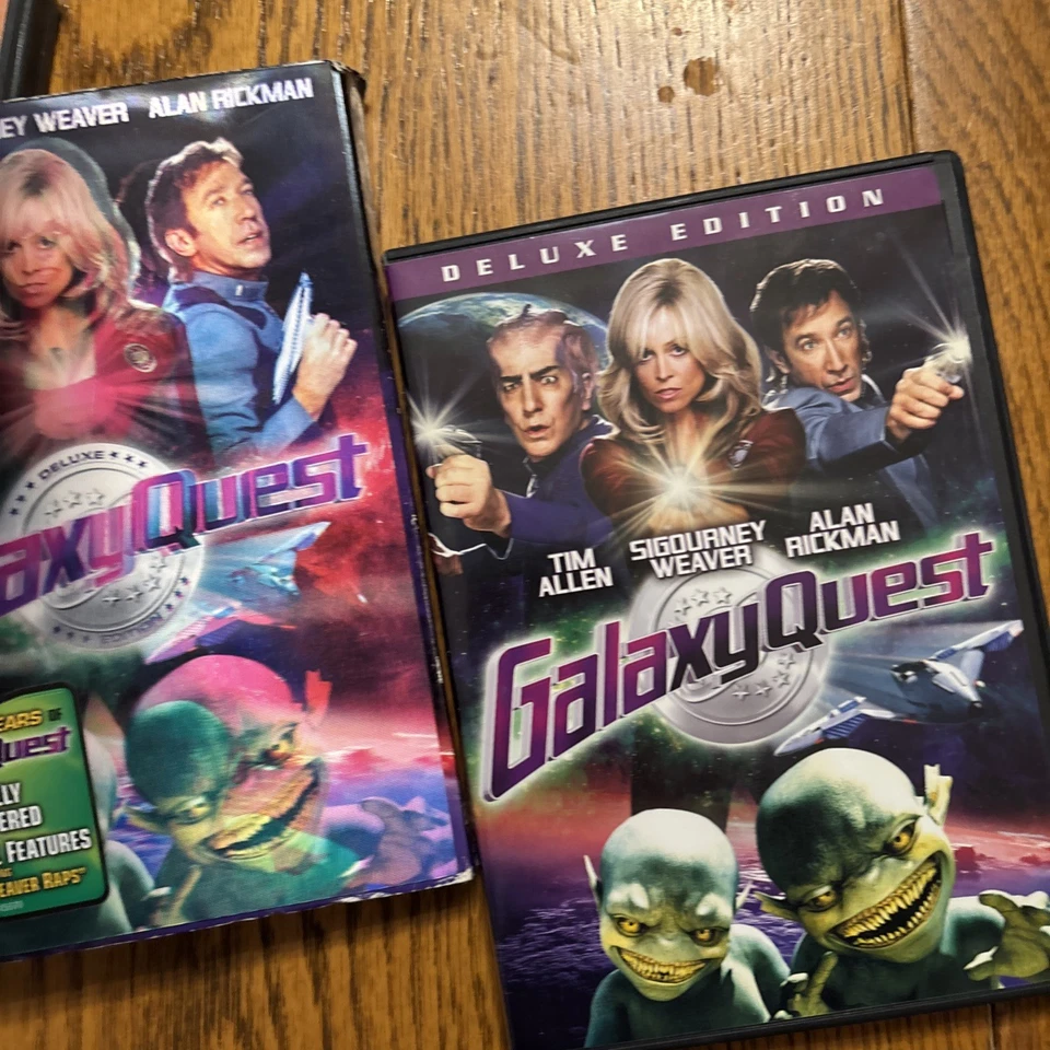 Galaxy Quest (DVD, 2009, Deluxe Edition) Lenticular Slipcase Hype Sticker Allen - Image 3 of 4