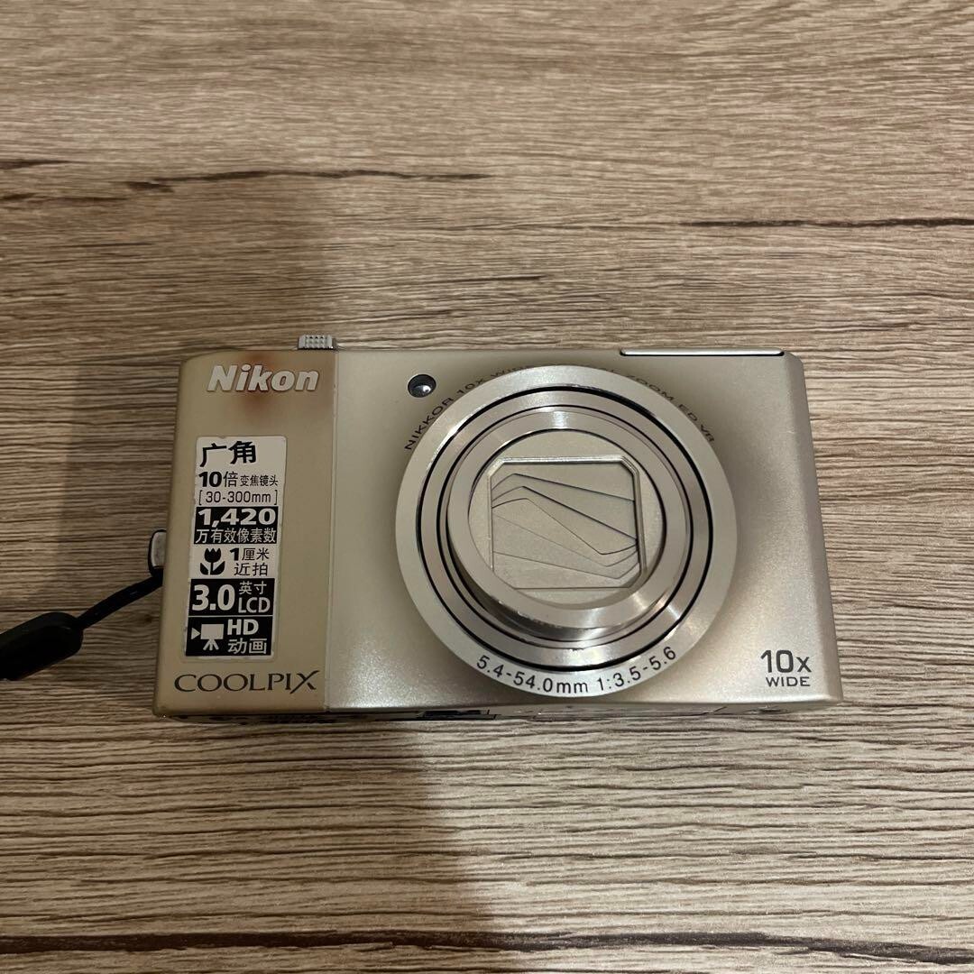 美品⭕️実写美【動作確認済】Nikon COOLPIX S8000 ゴールド Nikon COOLPIX S8000 Gold Digital Camera 14.2 MP 10x Optical