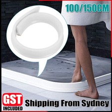 100-300CM Rubber Silicone Shower Barrier Water Stopper Bathroom Waterproof Strip