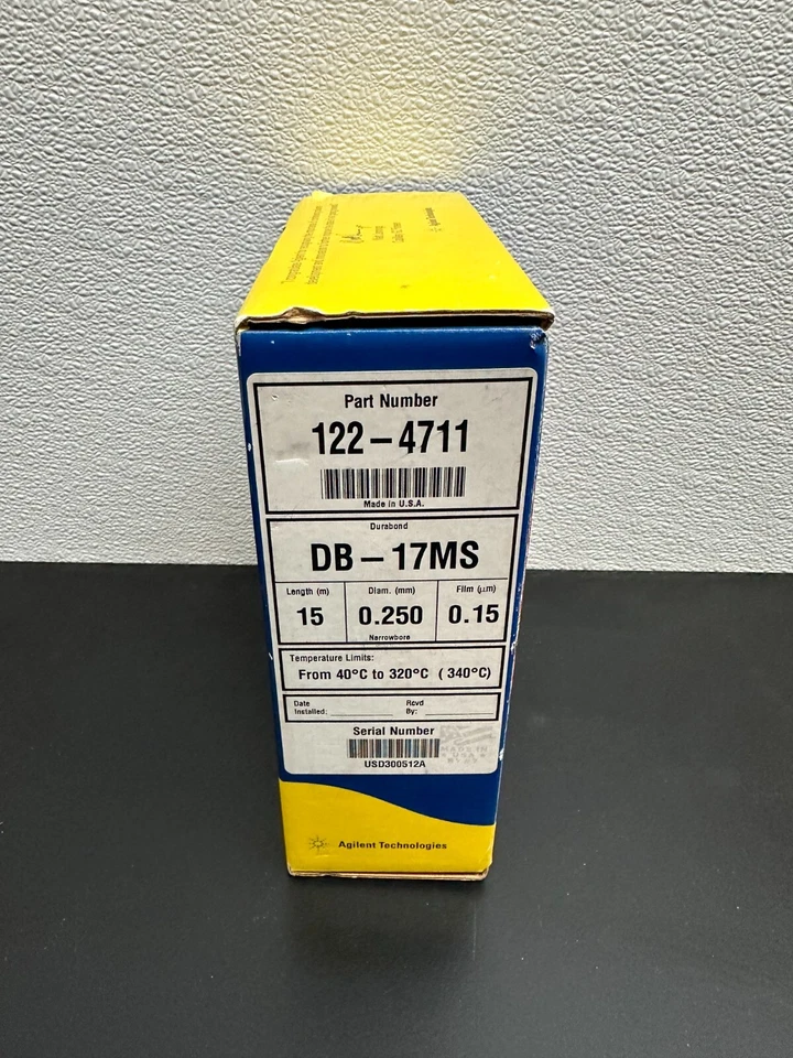 Agilent PN 122-4711 Capillary GC Column DB-17MS 15m x 0.250mm x 0.15µm - Image 2 of 4