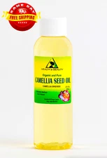 CAMELLIA SEED OIL REFINED ORGANIC by H&B Oils Center COLD PRESSED PURE 2 OZ