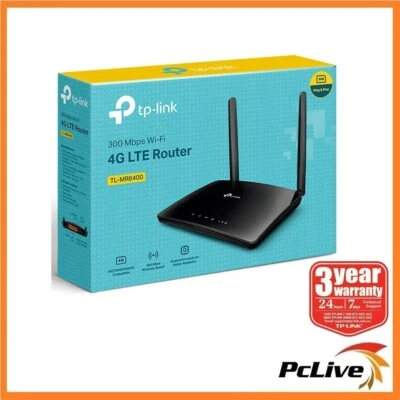 NEW TP-Link TL-MR6400 APAC V7 300Mbps Wireless 4G LTE Router SIM Card WIFI Modem - image 1 of 4