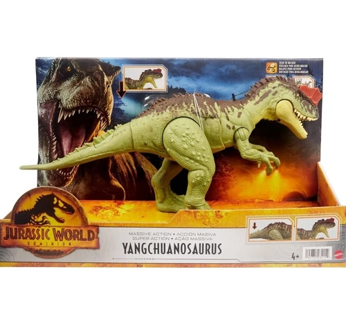 New! Mattel Jurassic World Dominion Massive Action Dinosaur, Yangchaunosaurus.