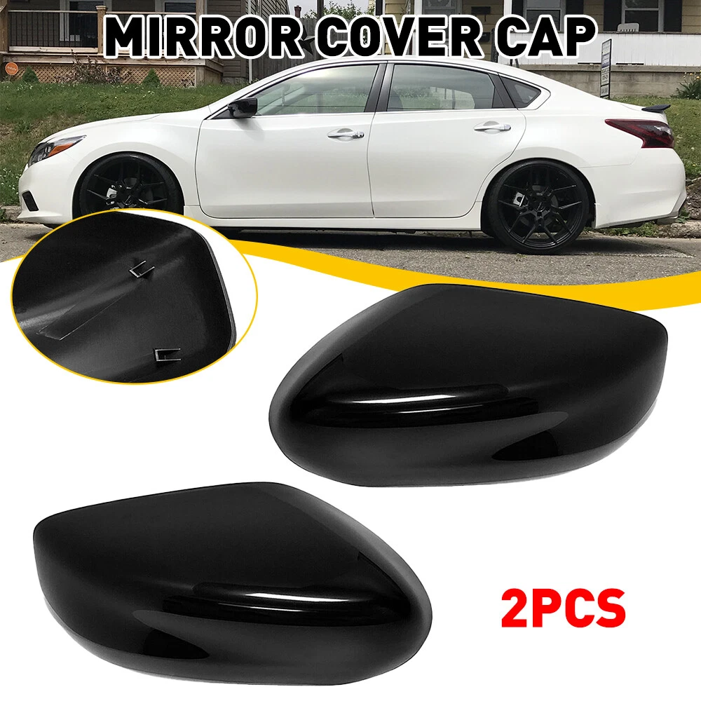 2 Mirror Cover For 2013 2018 Nissan Altima Driver Passenger Side