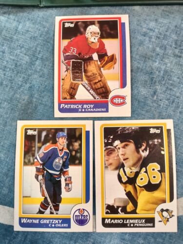 1986-87 TOPPS HOCKEY SET + Stern/Helm (1-198+33). Neuwertig Roy RC Gretzky Lemieux - Bild 2 von 5