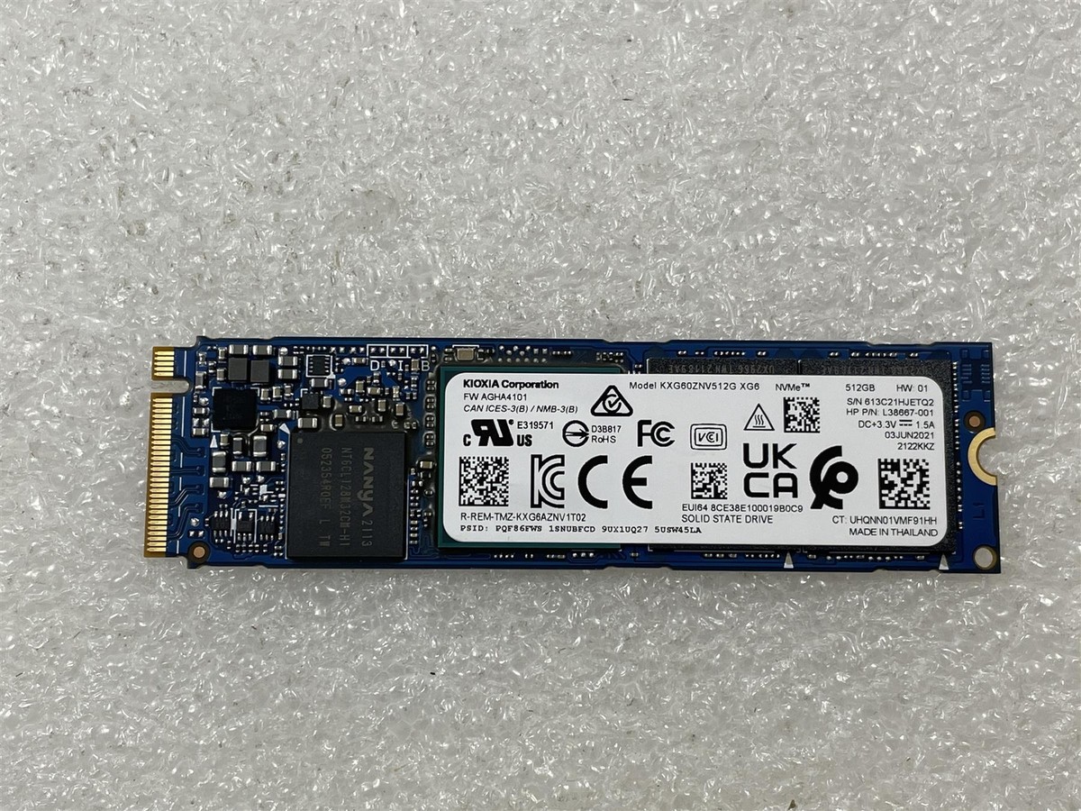 For HP 918358-001 KIOXIA KXG60ZNV512G XG6 Solid State Drive SSD