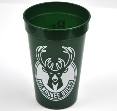 Jim Beam Milwaukee Bucks USA Plastik Becher Tumbler Hirsch Motiv NBA Basketball