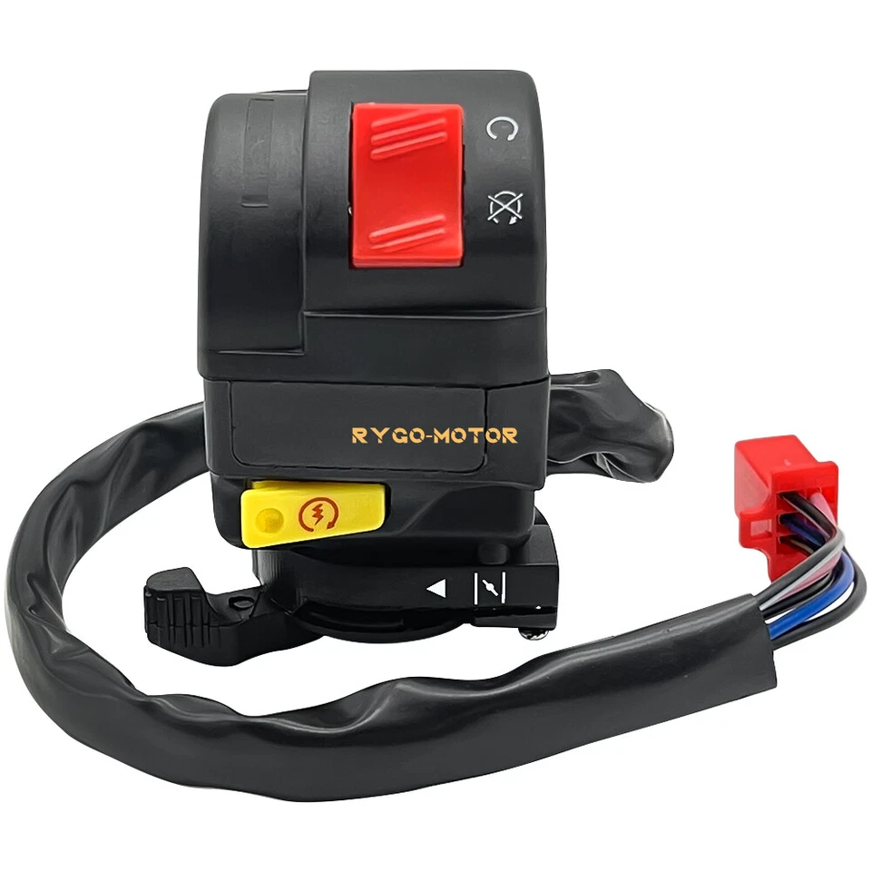 Guidão esquerdo interruptor de parada de partida para Polaris Outlaw 50 2008-2009 0451684 - Imagem 2 de 4