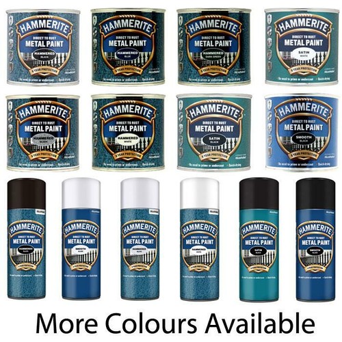 Hammerite Direct To Rust Quick Drying Metal Paint All Colour Available