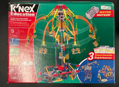 KNex 77078 KNEX STEM Explorations Swing Ride Building Set for Ages 8 Engineering
