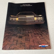 1974 Chevrolet Caprice Impala Bel Air Biscayne Salesman Sales Showroom Brochure