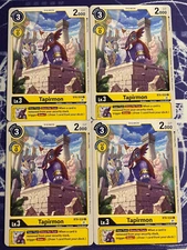 x4 Tapirmon BT6-032 C Playset Digimon TCG Double Diamond