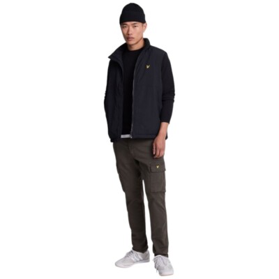 Lyle & Scott Schwarze Cargohose Lyle And Scott TR2109ITA