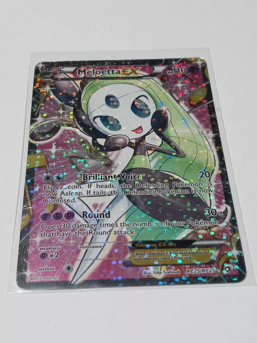 Pokémon TCG Meloetta-EX Legendary Treasures RC25/RC25 Full Art