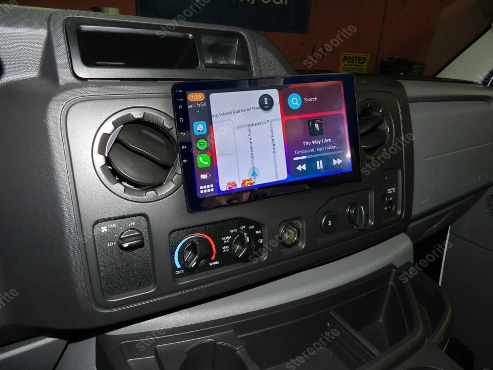 10" For 2009-2014 Ford E-350 Super Duty Carplay Android 13 Car Stereo Radio GPS - Image 2 of 4