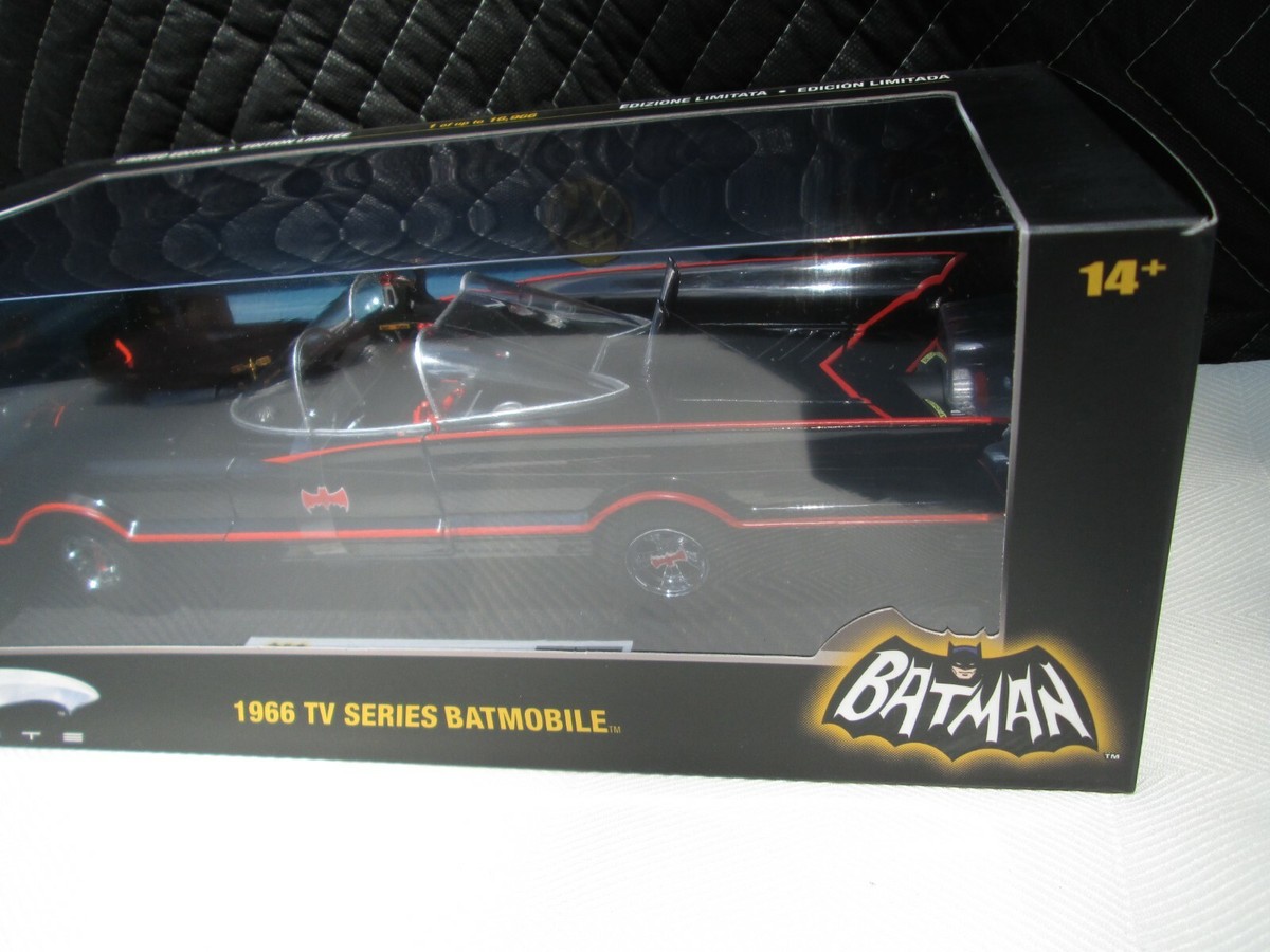 MATTEL HOT WHEELS ELITE 1966 TV SERIES BATMOBILE 1:18 SCALE