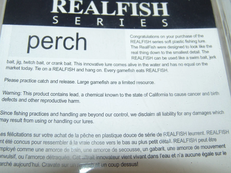 Musky Innovation Realfish Perch - neu - nie benutzt - Bild 3 von 3