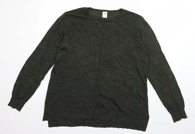 Anko Damen grün Rundhals Viskosemischung Pullover Größe 10