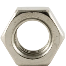 M3-0.50 Hex Nuts, UNC, Stain A4-70, 25 Pack