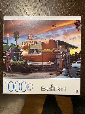 Cardinal Big Ben Larry Grossman Hot Diggity Dog 1000 Piece Puzzle