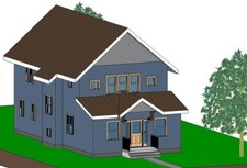 Custom Home Haus Baupläne 5 Schlafzimmer 2791 sq ft - Baupläne - PDF-Dateien