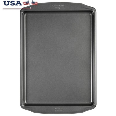 Non Stick Large Cookie Sheet Baking Tray Oven Safe Heavy Duty Durable No PFAS US