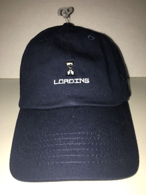Logo Navy Blue Strapback Dad Hat Mens 