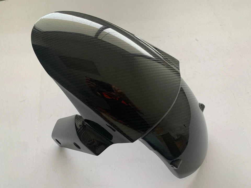 Guardabarros delantero de fibra de carbono para Kawasaki Ninja ZX10R 2011-2015 Foto 4 de 4