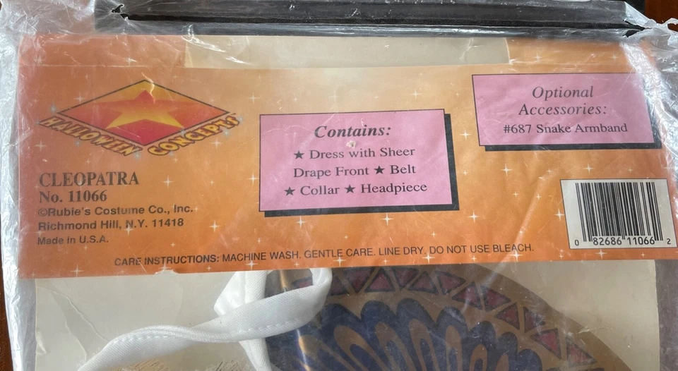 Disfraz De Colección Rubie's Halloween Concepts "Cleopatra" ~ Pequeño (4-6) Foto 3 de 4