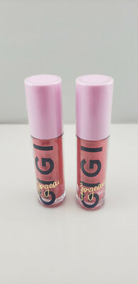 Lot of 2: GIGI GORGEOUS Less is More Lip Gloss GET INTO IT 0.13 oz / 3.8g