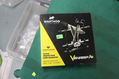 Warthog Knife Sharpener V Sharp System 4 Adjustable Angles New