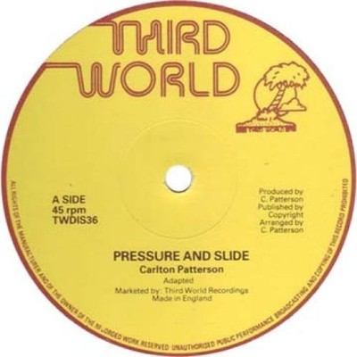Carlton Patterson - Pressure And Slide/Too Late To Turn Back   (12'', Maxi, Vio) 