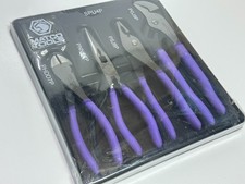 New Matco Tools Spu4p 4pc Universal Purple Grip Rare Pliers Set Sealed Nos