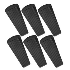  6 Pcs Door Wedge Stopper Wall Protector Stoppers Bulk Rubber for Carpet Floors
