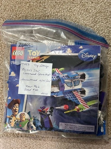 LEGO 7593 Toy Story Buzz Lightyear Star Command Set – Complete, Loose