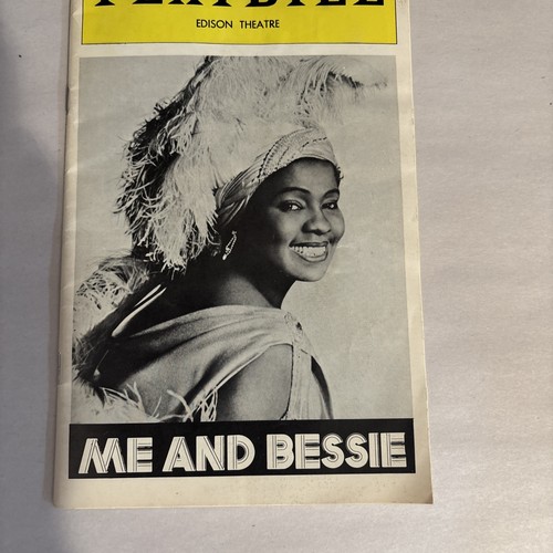 Abril 1976 - Edison Theatre Playbill - Me And Bessie - Linda Hopkins - Pollard - Imagen 4 de 8