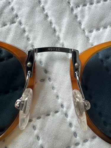 49-22mm 145 PERSOL 3108-S 960/S3 3P TYPEWRITER EDITION BLUE POLARIZED SUNGLASSES - Picture 8 of 8